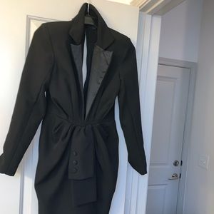 Misguided peace and love collection tuxedo dress